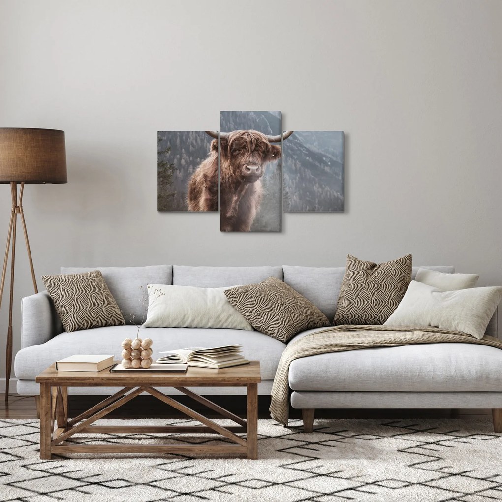 Kép - Highlander tehén (90x60 cm)