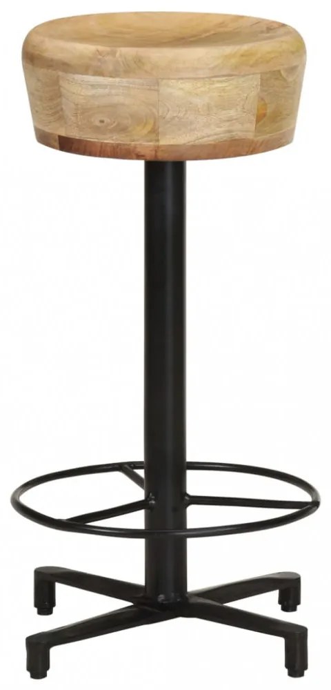 vidaXL 2 db tömör mangófa bárszék 66 cm