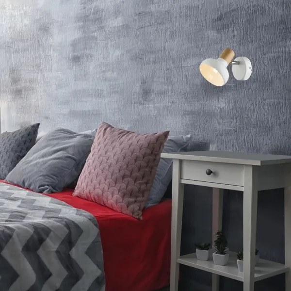 Rabalux 5943 - Fali spotlámpa HOLLY 1xE14/40W/230V fehér