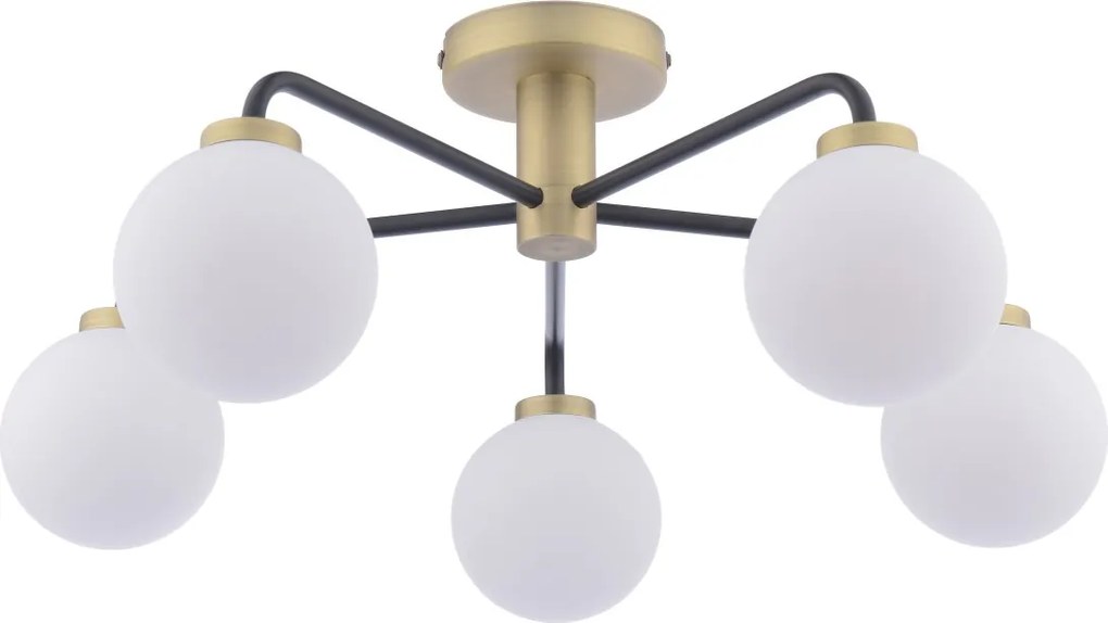 Dar Lighting modern mennyezeti lámpa lainey fehér matt fekete darlai5454-02