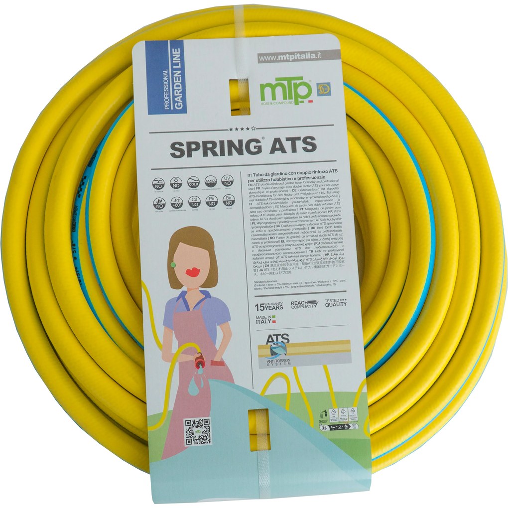 MTP TÖMLŐ SPRING ATS 3/4" 50M CSAVARODÁSMENTES