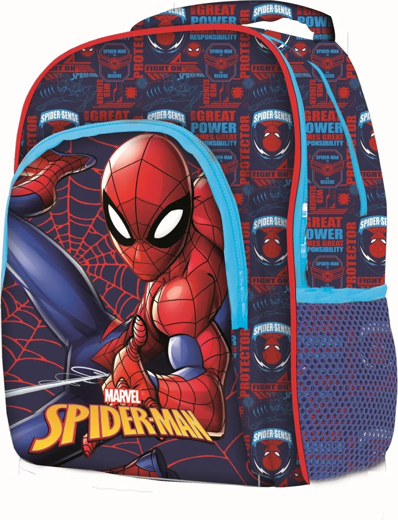 Pókember Great Power iskolatáska, táska 42 cm