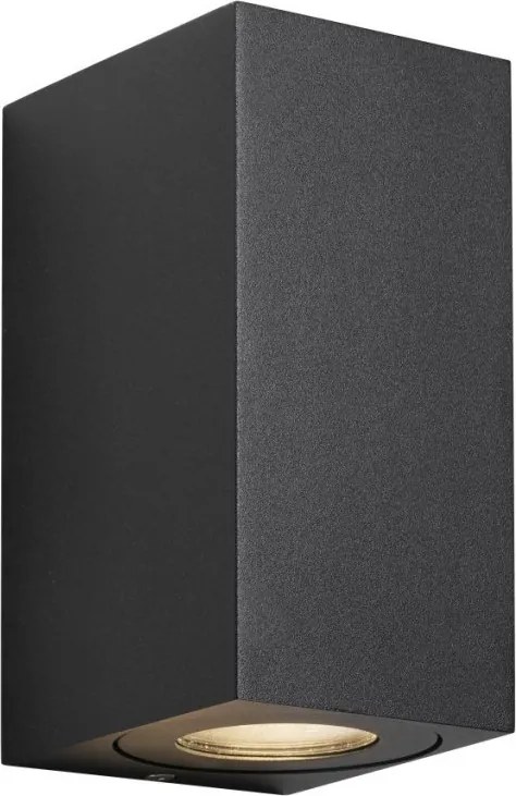 NORDLUX 49731203 CANTO Modern Kültéri Fali Lámpa Fekete GU10 IP44