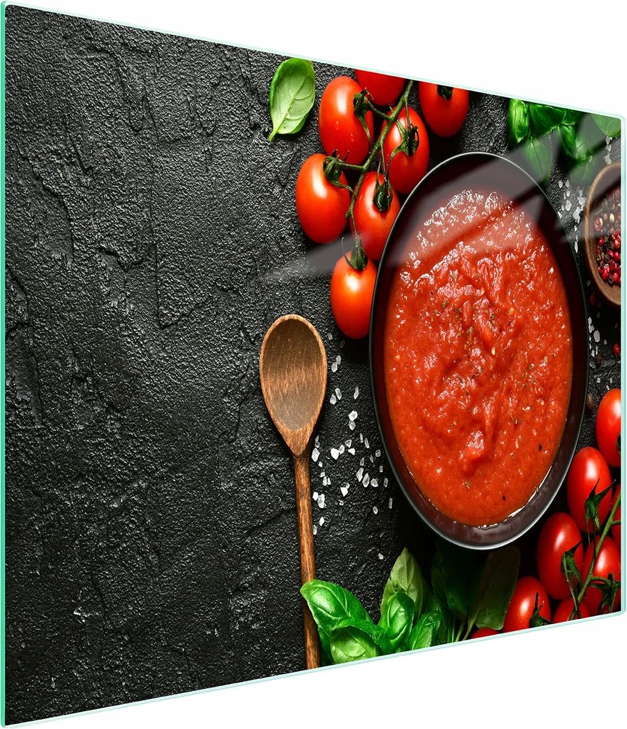 Üveg Vágódeszka 52x30 Étel Edzett Üveg