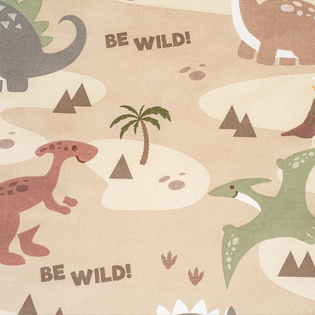 4Home Dino world gyerek pamut ágyneműhuzat, 140 x 200 cm, 70 x 90 cm, 140 x 200 cm, 70 x 90 cm
