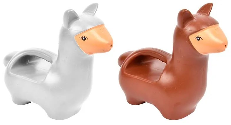 Láma alakú locsolókanna, 1,7 literes, szürke