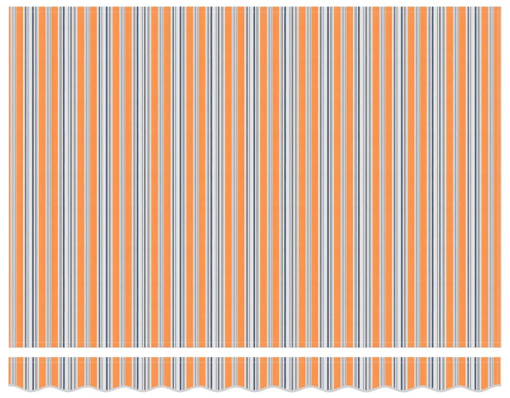 Automatikus Behúzható Napellenző Többszínű Csík 300x250 cm