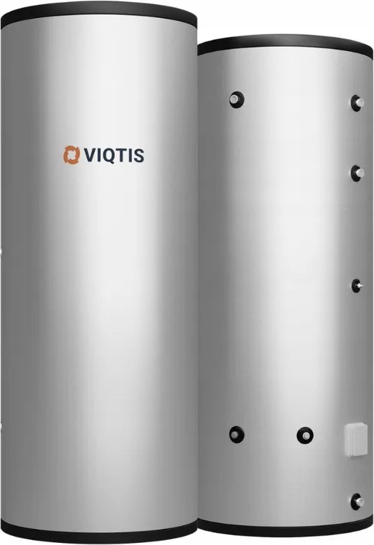 Puffertartály Viqtis rozsdamentes acél 500L