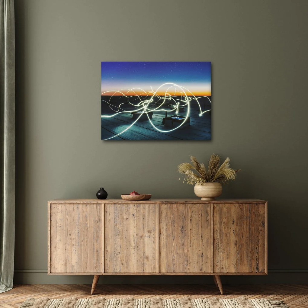 Kép - kilátás az égre a tetőről (70x50 cm)