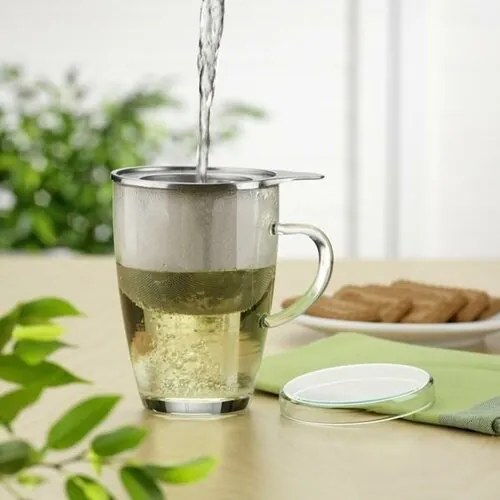Simax 179 Tea for one üvegbögre szűrővel és fedéllel 0,35 l