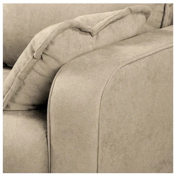 Bézs sarokkanapé (bal oldali) Beata – Ropez