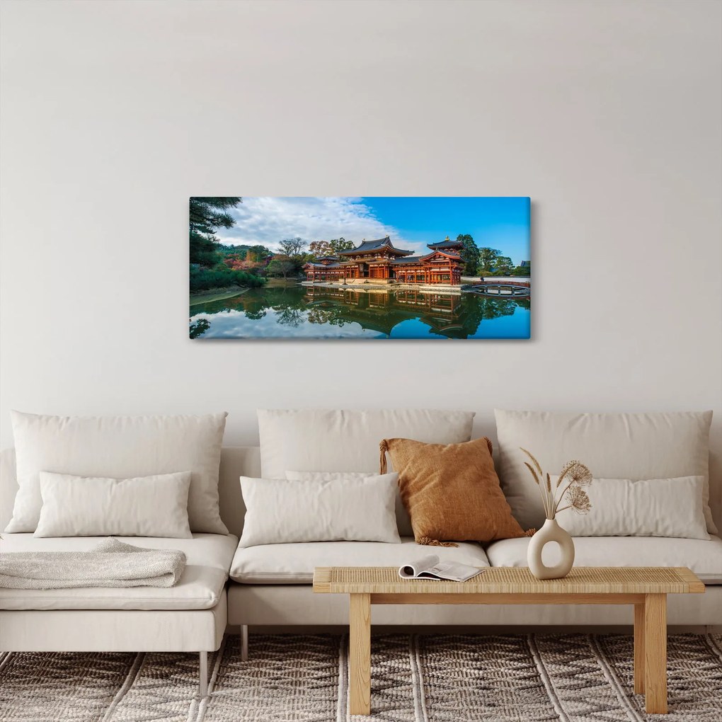 Kép - Byodo-in templom, Japán (120x50 cm)