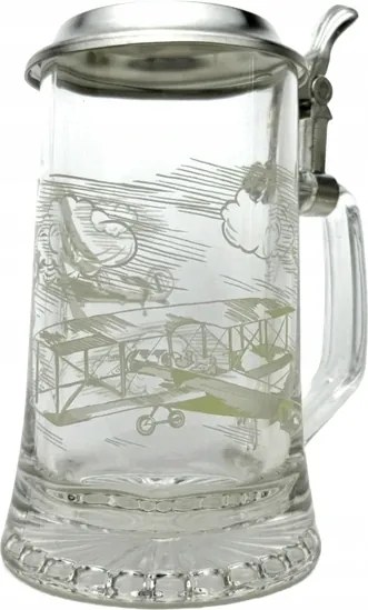 Söröspohár repülő bádogtetővel, korsó, fél literes 0,4l fehér