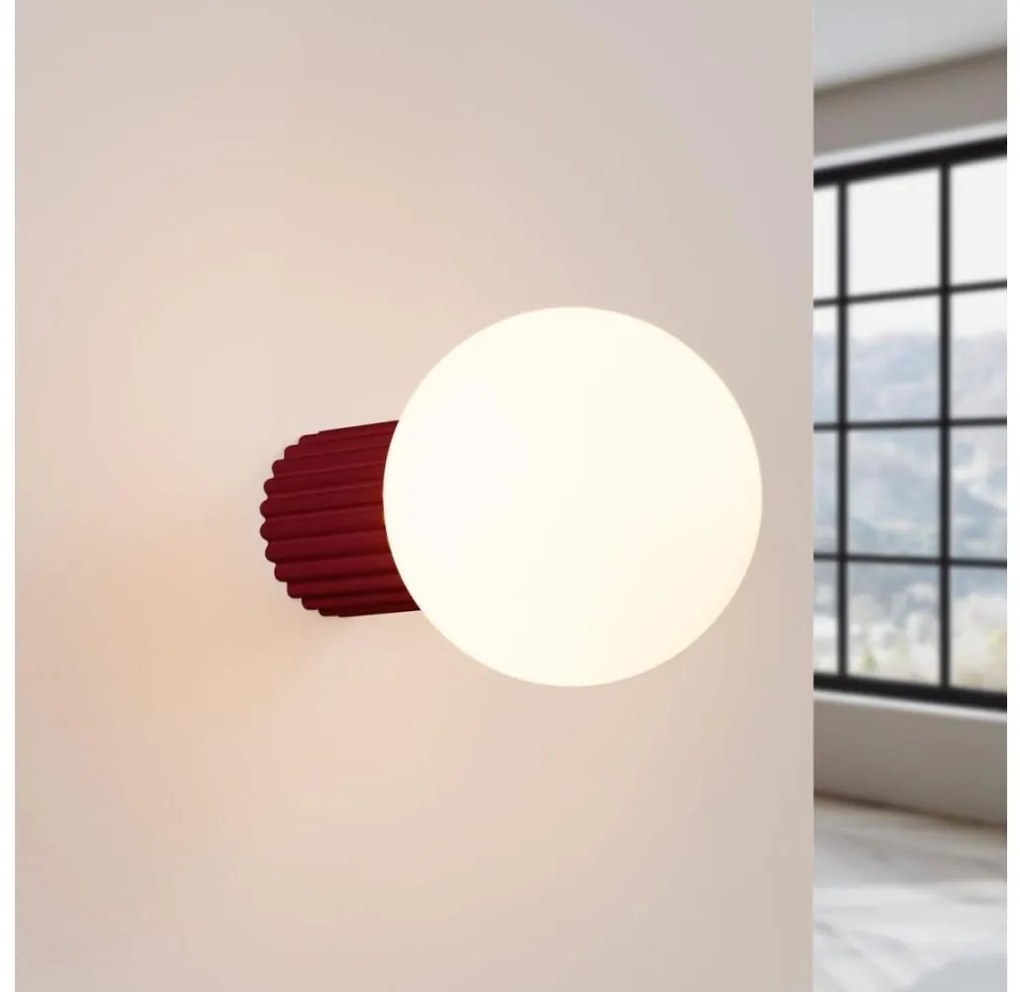 Sollux SL.1747 - Fürdőszobai fali lámpa HALO 1xG9/8W/230V IP44 piros