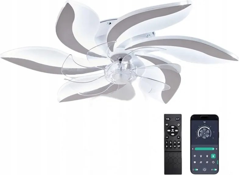 Mennyezeti Lámpa Led Ventilátorral Prémium Mennyezeti Ventilátor Távirányító 54W