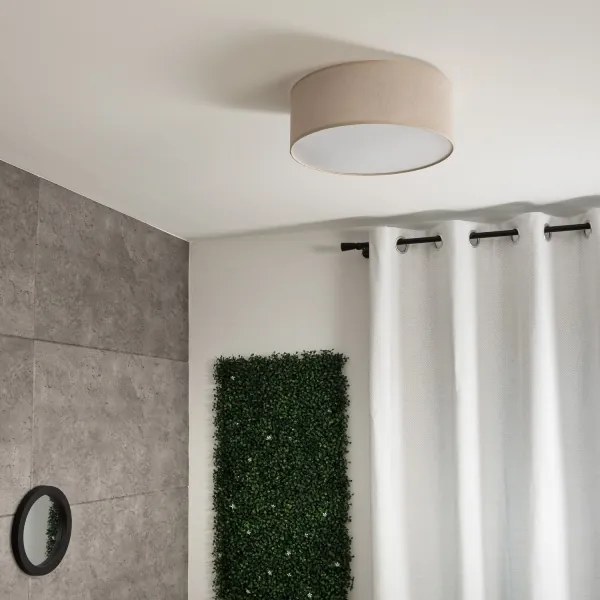 Mennyezeti lámpa SIRJA 1xE27/60W/230V á. 35 cm bézs