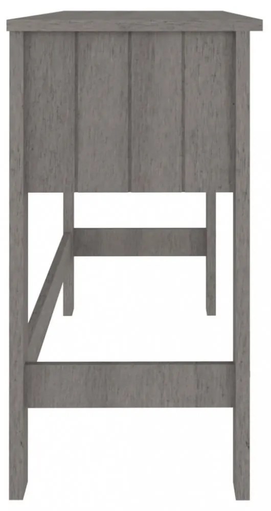 HAMAR világosszürke tömör fenyőfa íróasztal 110 x 40 x 75 cm