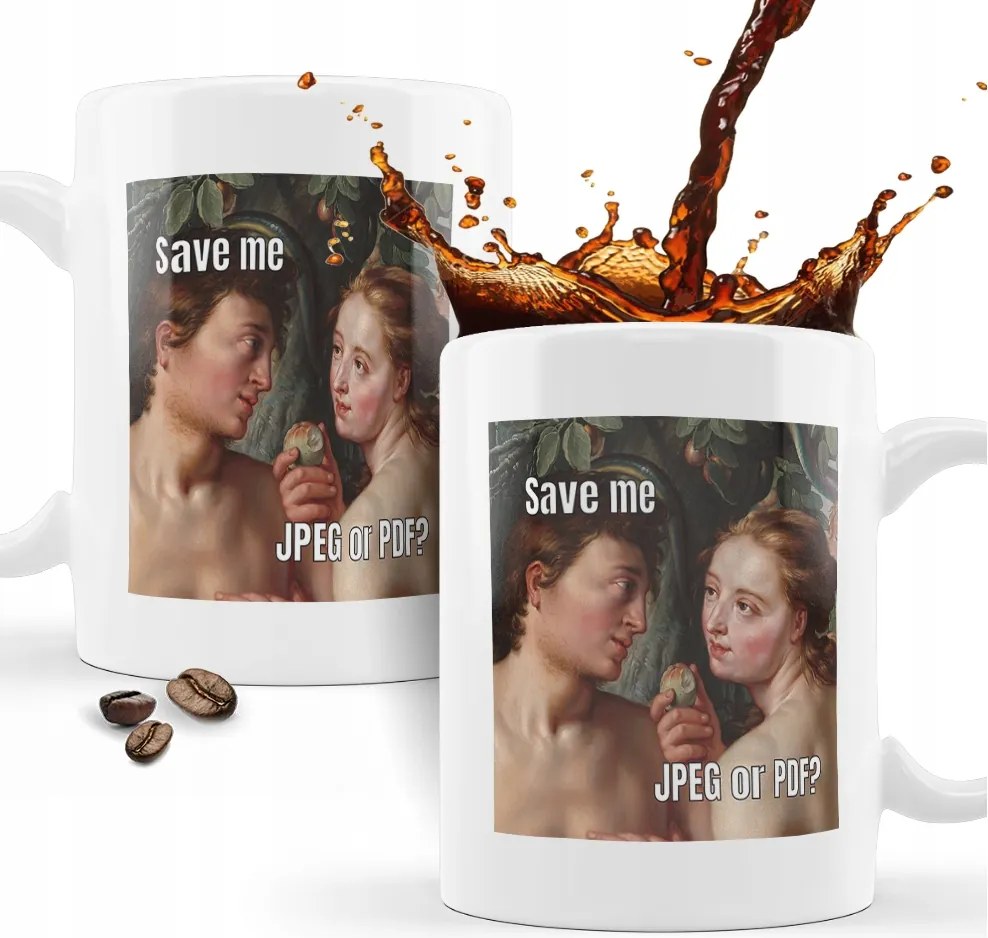 Nyomott mintás bögre Fotós Grafikus vicces mém ajándék