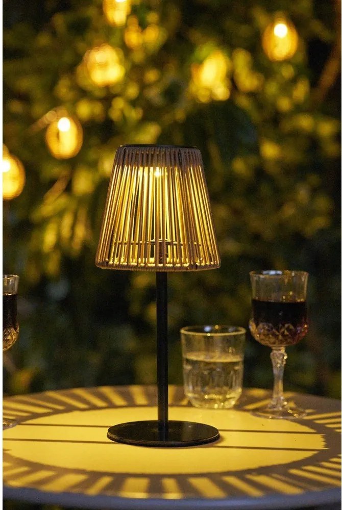 Napelemes LED asztali-hordozható kültéri lámpa ø 14 cm Salford – House Nordic