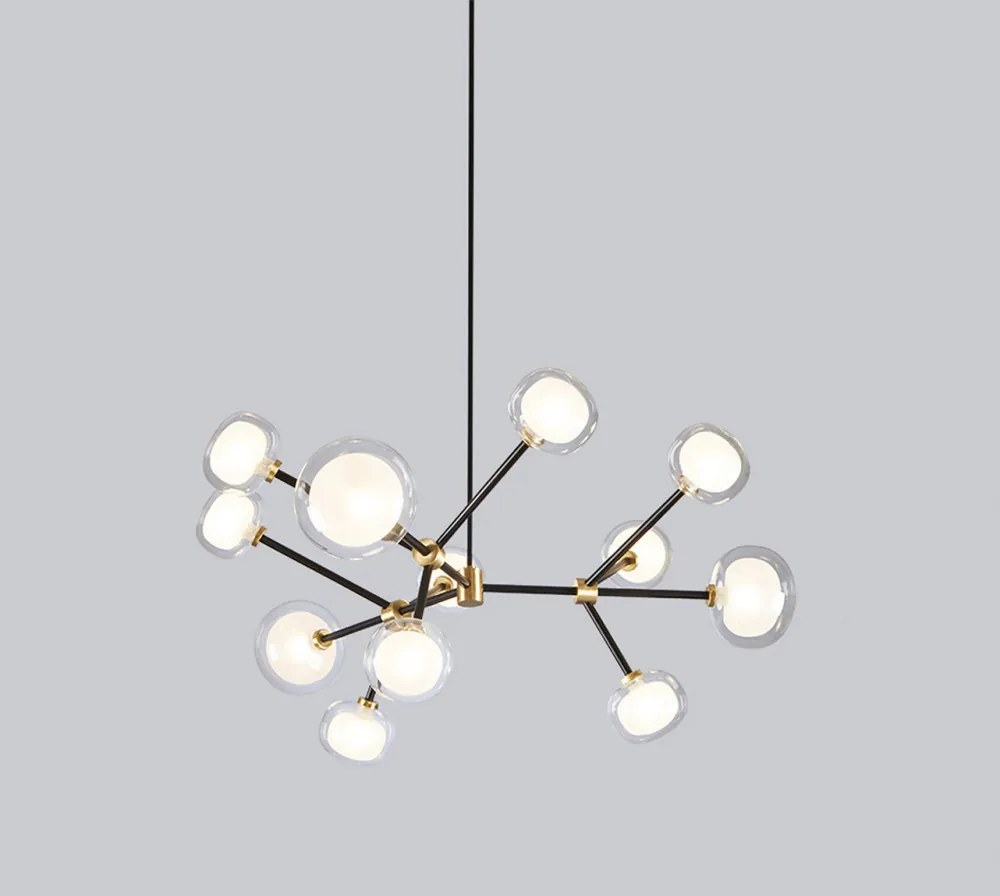 TOOY 552-12-C2-C41-CLEAR NABILA Modern Függesztett Lámpa G9 IP20