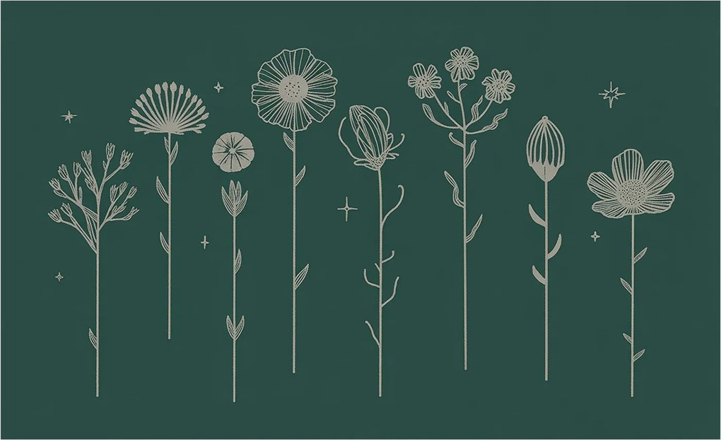 Flizelin fotótapéta Flizelin Design Finom virágok 416x254