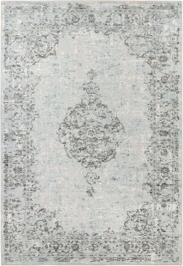 Teraszszőnyeg 160x230cm,zsinóros lapos szövésű szizál krémkék