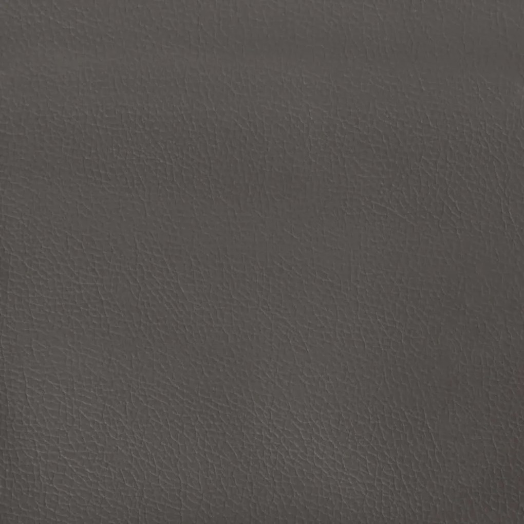 szürke műbőr pad 70 x 30 x 30 cm