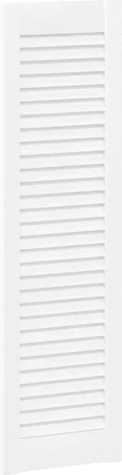 vidaXL fehér lamellás szekrényajtó 99 x 29,5 cm