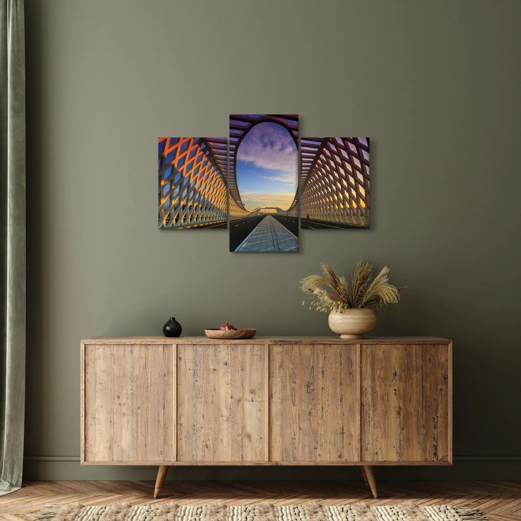 A modern hídépítészet képe (90x60 cm)