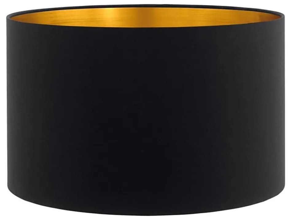 Eglo 32486 - Univerzális búra TUNJA E27 Ø 38 cm fekete/rézszínű