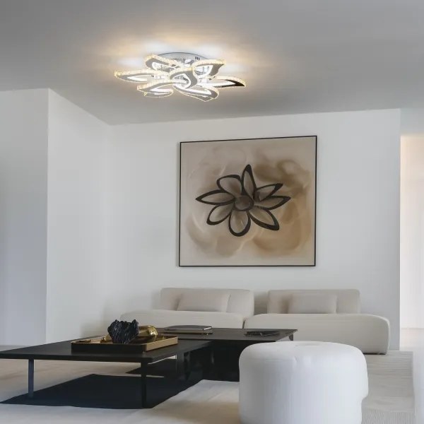 Brilagi - LED Dimmelhető felületre szerelhető csillár TWIST LED/180W/230V 3000-6500K + távirányító