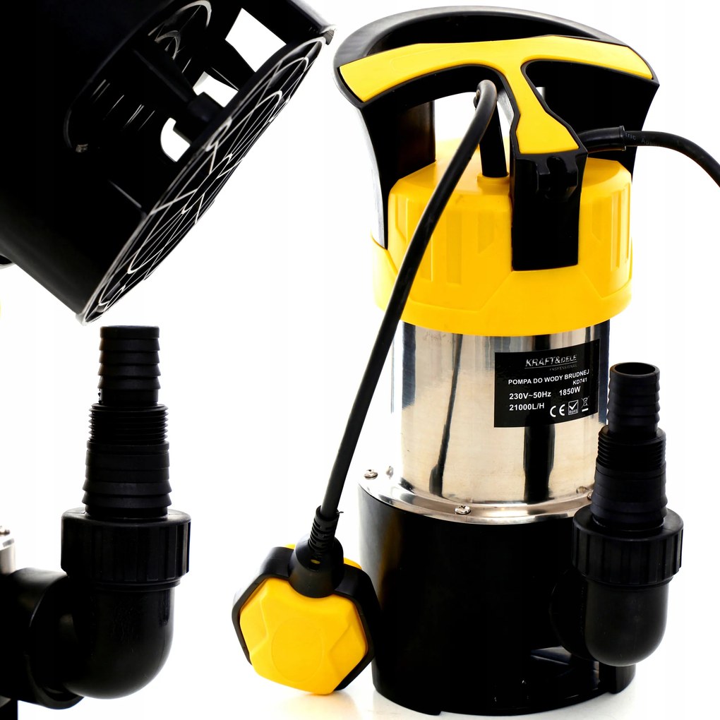 Merülő szivattyú 1850 W 21000 l/h Kraft&amp;Dele KD741