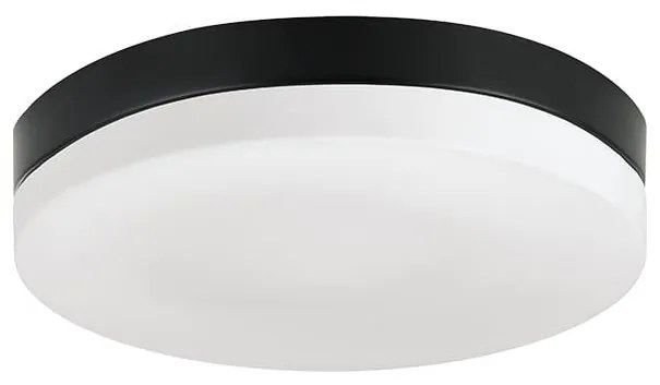 Prezent Prezent 67113 - Fürdőszobai mennyezeti lámpa PILLS 1xE27/60W/230V IP44 fekete 67113