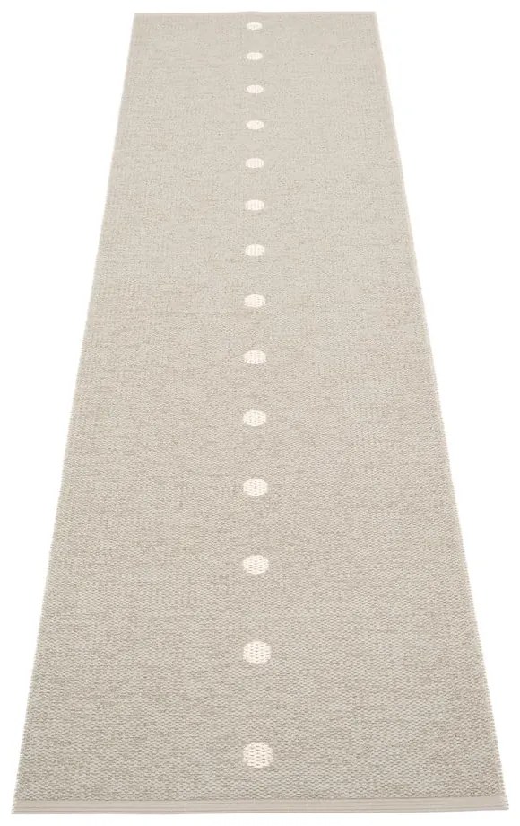 Bézs-krémszínű kültéri-beltéri futószőnyeg 70x280 cm Peg Linen Vanilla – Pappelina