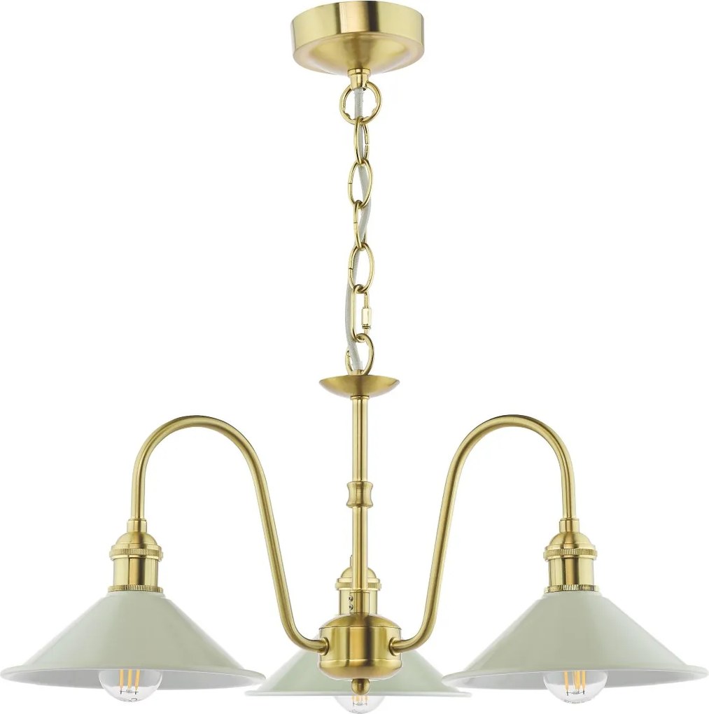 Dar Lighting modern csillár hadano sárgaréz taupe darhad0340-06