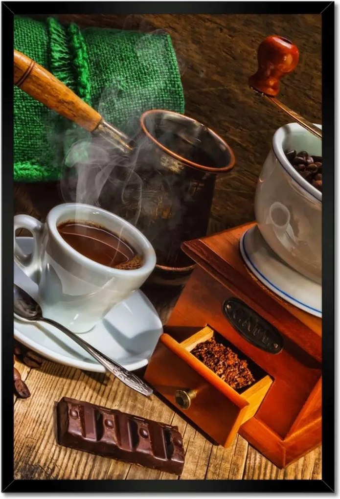 Poszterek keretben 40x60 Csésze és zöld zsákok