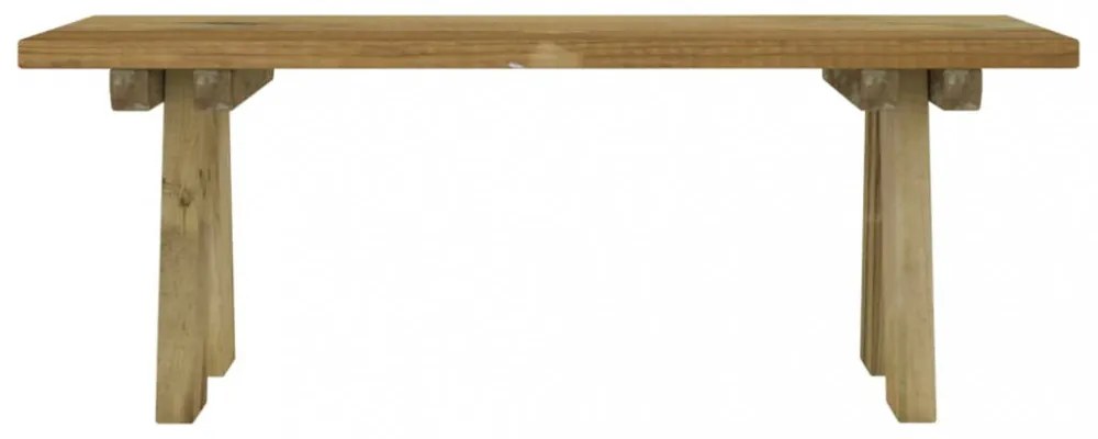 impregnált tömör fenyőfa kerti pad 110 cm