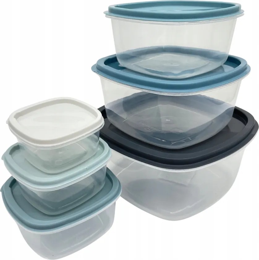 Ételtároló Doboz Készlet Fedél 6db-os