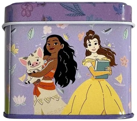 Disney Hercegnők Purple mini fém doboz 7,5 cm