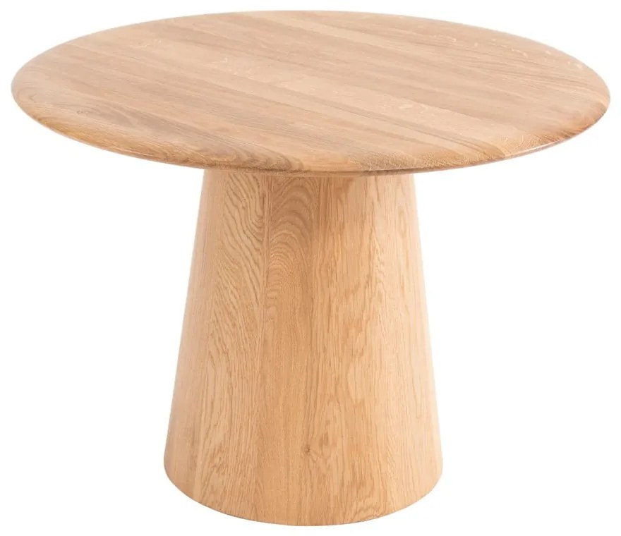Tölgyfa kerek tárolóasztal ø 55 cm Mushroom – Gazzda