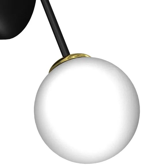 Fali lámpa JOY 2xE14/40W/230V fekete/arany