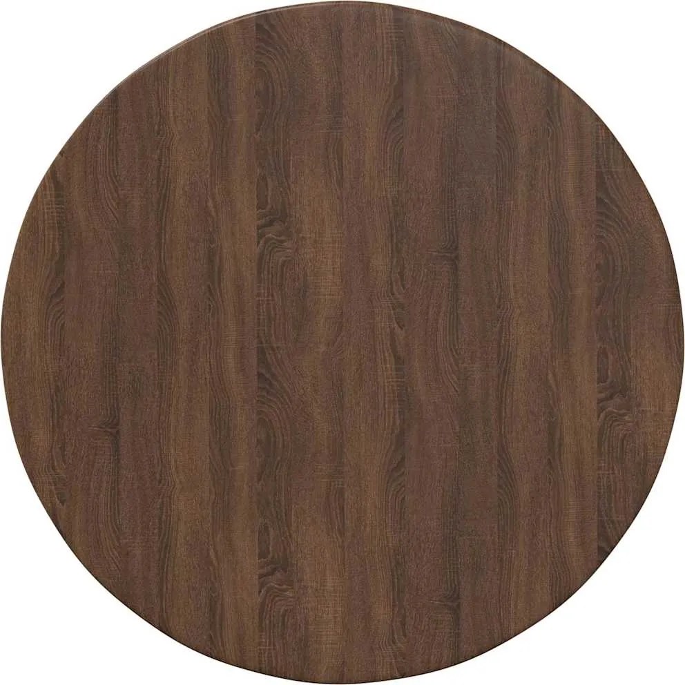 vidaXL Asztallap barna tölgy 50 x 50 x 1,5 cm Faanyag
