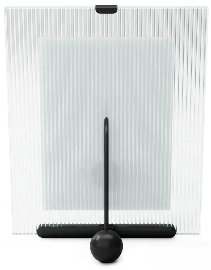 Fekete üveg álló képkeret 19x23 cm Flute – Umbra