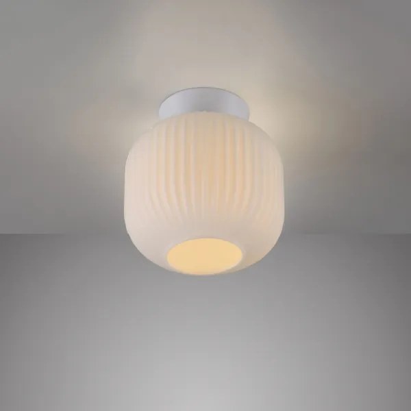 Schöner Wohnen 13574-16 - Mennyezeti lámpa NAMI 1xE27/25W/230V átm. 20 cm fehér