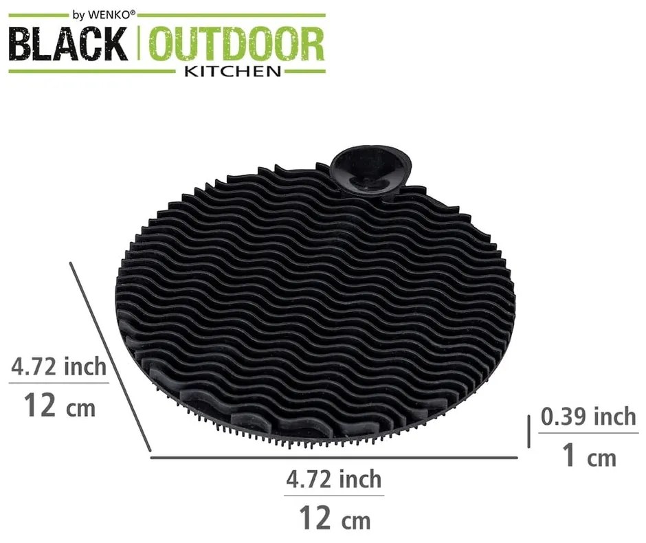 Black Outdoor Kitchen 2 db szilikon szivacs mosogatáshoz - Wenko