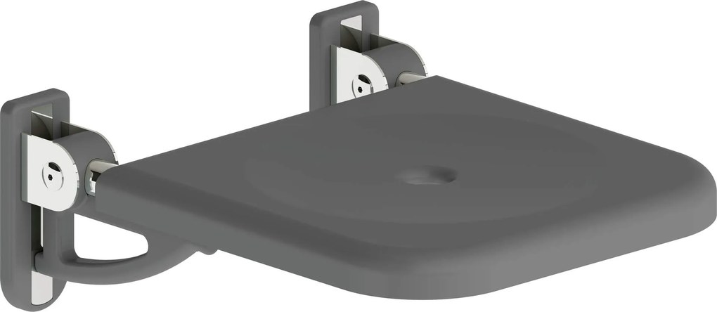 Deante Lehnen, falra szerelhető összecsukható ülés 430x500 mm, antracit, DEA-NIL_T51A