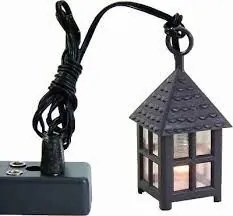 Lámpa műanyag, fehér, négyszögletes- 3cm magas