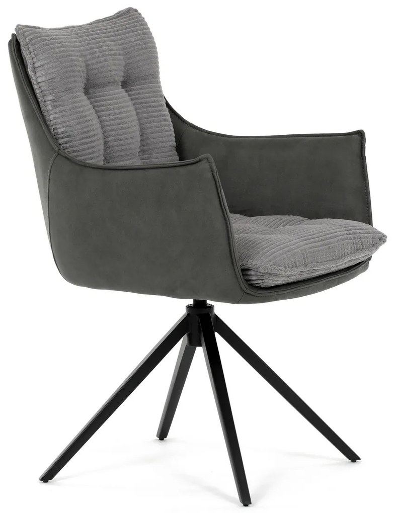 Étkezőszék szett forgó mechanizmussalDCH-D1345 GREY2, 2 db