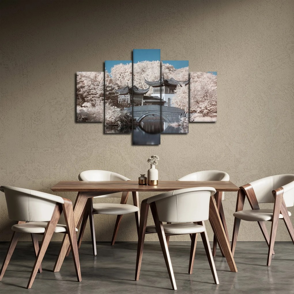 Kép - Virágzó fák Ázsiában (150x105 cm)