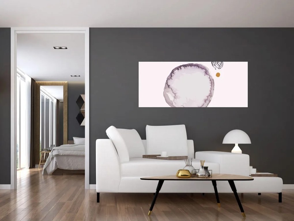 Kép - Lila minimalizmus N⁰4 (120x50 cm)